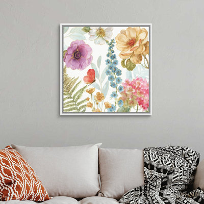 " Rainbow Seeds Flowers III " by Audit Lisa Painting Print