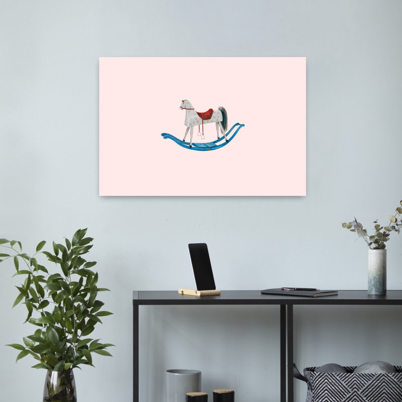 Art contemporain abstrait, art cheval contemporain, H 16 po x l 24 po