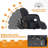 Wide Stadium Seats With Back Support Armrests And Comfy Cushion For Sport Events Camping