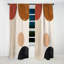 Panneau de rideau Boho, motif occultant beige à motif minimaliste - motif boho minimaliste beige III-1786637006