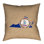Housse de coussin en fausse ligne et coussin décoratif à double face de virginie state