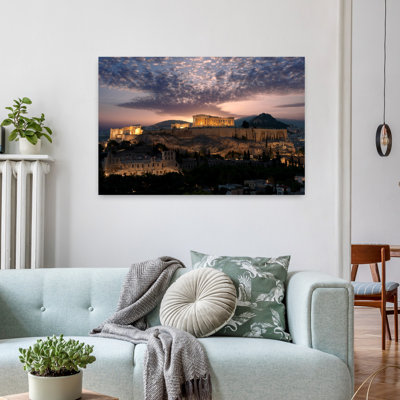 Ruins Of A Temple Athens Attica Greece Abstract Contemporary Architecture Landscape Art