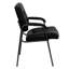 Chaise d'appoint de réception rembourrée et capitonnée en cuir LeatherSoft Haeger-16768540-16768539