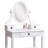 Moniys Wood Moniya Makeup Vanity Table And Stool Set-1650429870