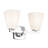 14.25" 2-Light Vanity Light with Water Glass-108202146-108202147