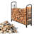 45.7'' W Metal Log Rack