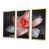 Toile avec cadre flottant or