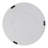Modern Wall Mirror With Sculptured Carved Wood Frame - Decorative Round Mirror Accent For Bathroom, Living Room, Bedroom, Or Entryway - Ivory