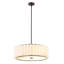 Lustre tambour 24 po à 5 lumières plissées-873919595