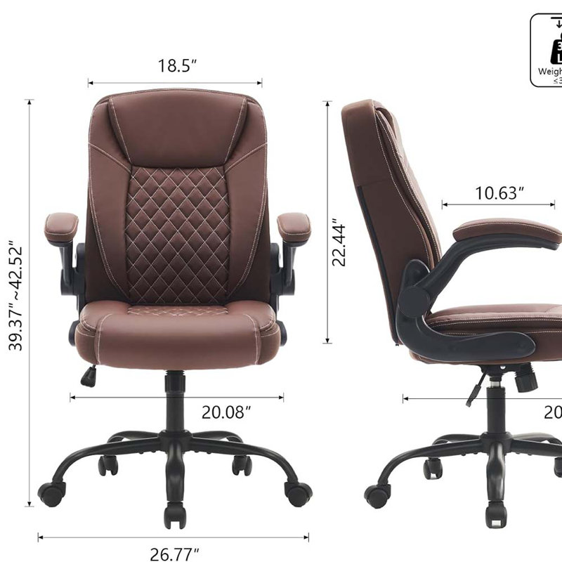 Game Chairs With Adjustable Flip-Up Armrest,High Back Gaming Ergonomic Breathable Leather Chairs Adjustable Swivel Desk Chair With Rocking Function
