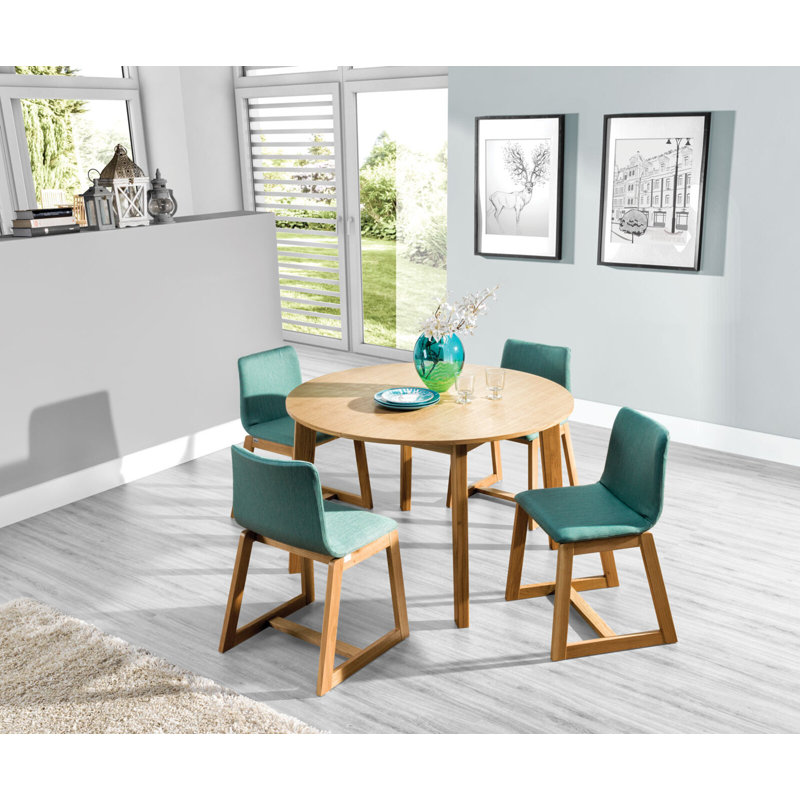 Florian 4 - Person Solid Wood Dining Set
