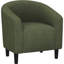 Fauteuil club rembourré en tissu-106296589