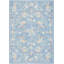 Tapis d'intérieur multicolore bleu 4 pi x 6 pi Nourison Botanical Washables-716337584-717033544