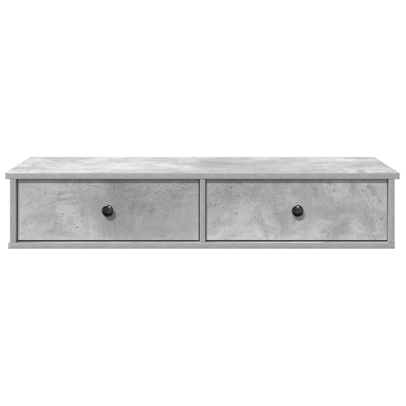 112-9 Wall Mounted Shelf, Concrete grey