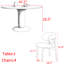 Ensemble de table à manger en bois massif de style français-110332344