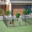 Parc pour chien de 40 po de hauteur avec 16 panneaux, portatif et pliable pour parc de jardin, parc, portatif, pliable-1790367709
