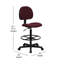 Fabric Drafting Chair with Adjustable Cylinders-498899240-498899220