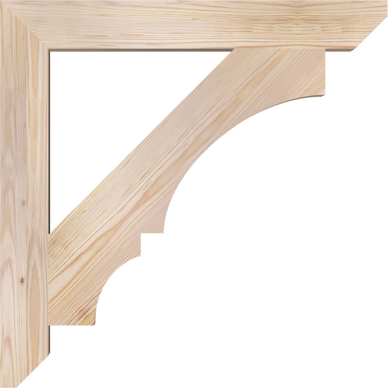 Support lisse à lattes Balboa l 3 3 po x P 28 po x H 28 po, H 28 po x l 3,5 po x P 28 po, Sapin de Douglas, Lisse
