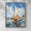 NAUTICAL Series CECXLV - Impression encadrée de qualité supérieure - Prêt à être accroché - Aucun clou requis-1092767514-1092767512