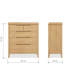 Baggett 85cm W 5 - Drawer Chest of Drawers
