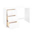 Lit mezzanine simple avec tiroirs, bureau et garde-robe-117392772