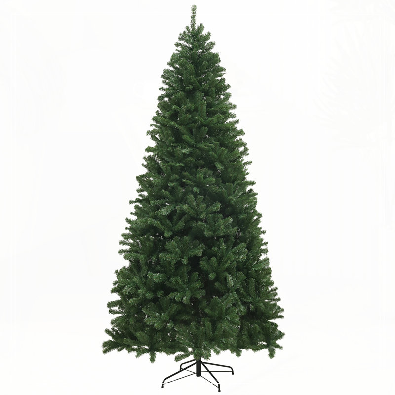 Arbre de Noël artificiel, H 8,9 pi, Vert