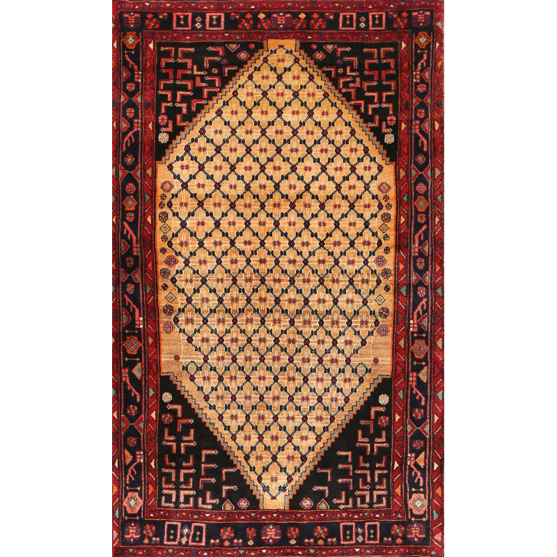Tapis brun Southwestern, Rectangle 5 pi x 7 pi