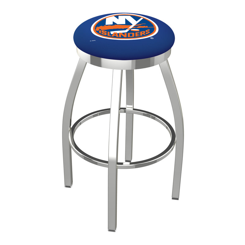 Tabouret pivotant très haut NHL, New York Islanders, Chrome, Très grand (siège d'une hauteur de 36 po)