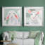 Cotton Ball I - ensemble de 2 peintures encadrées-2049476778-2049476776