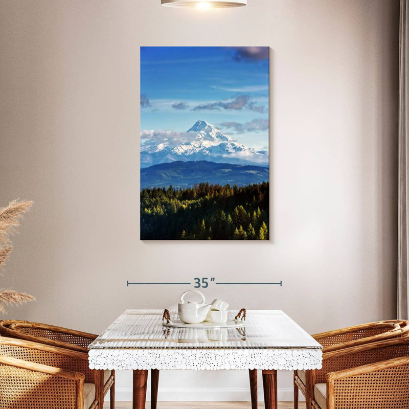 Alvord Mount Hood First Bright, 45" H x 30" W