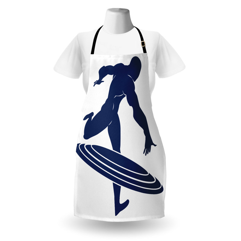 No Pattern Bib Apron