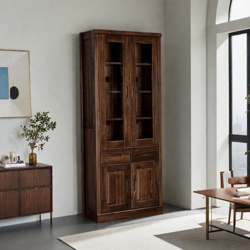 All solid wood bookcase