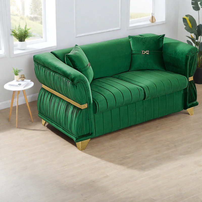Causeuse Modern Sofas en velours 61,8 pouces