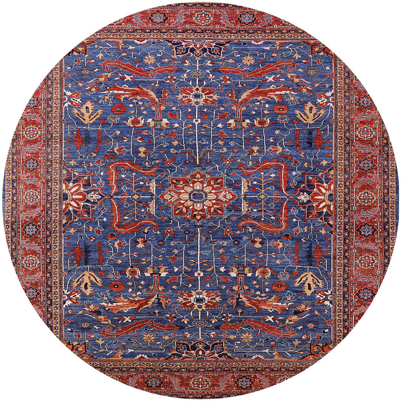Oriental Indoor Rug, Round 3'