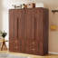 Armoire en bois à 2 tiroirs-1826137704