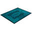 Tapis bleu noué à la main Weirsky - One-of-a-Kind Weirsky