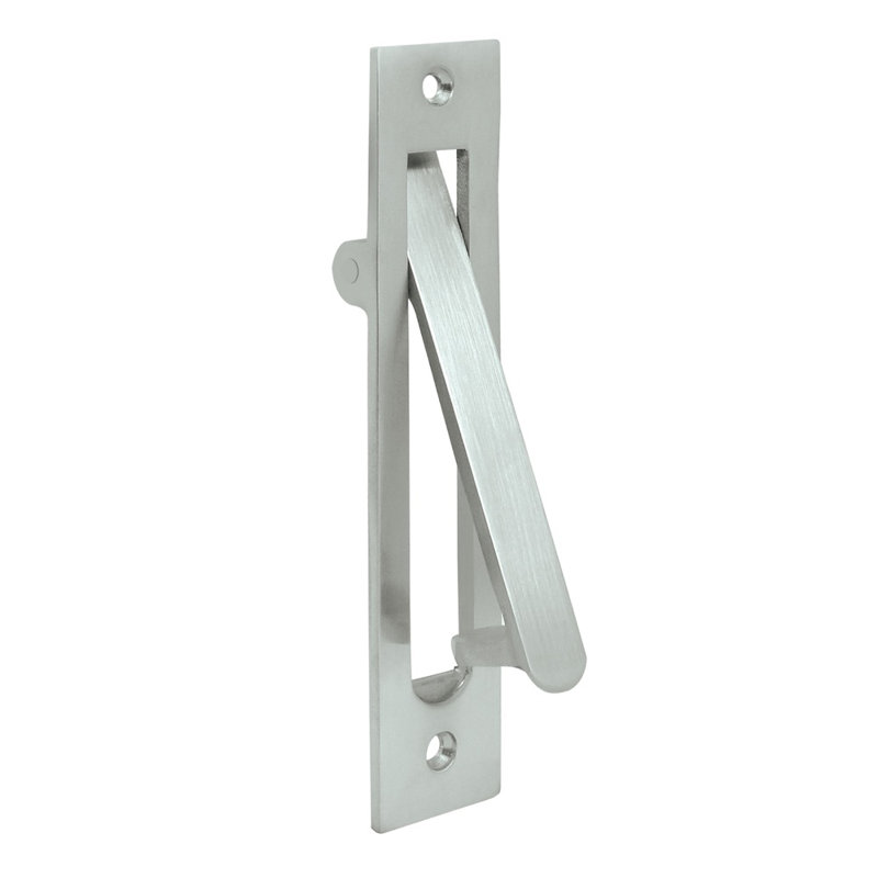 Finger Pull, Brushed Chrome