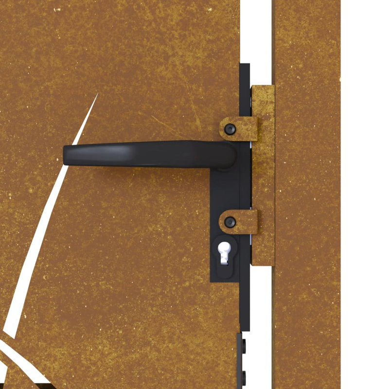 Almaaz Brown Metal Gate, 80cm H x 105cm W