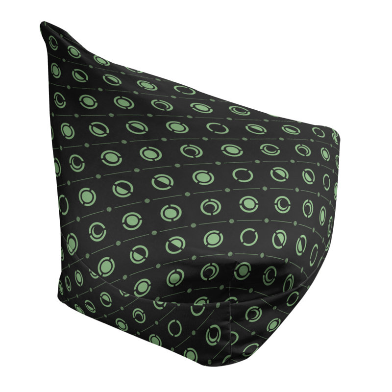 Housse de sac de pois, Vert foncé, H 38 po x l 42 po x P 29 po, Bourre en polyester