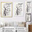 «Grey White Tree Graphite Whispers II - Landscape Trees», art mural sur toile-91268999-91269000