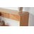 VISTA 60" White Oak Console Table with Sculpted Slat Detailing & Chevron Apron – Natural-505767417