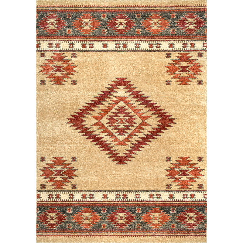 Oswego Southwestern Indoor Rug, Rectangle 4' x 6'