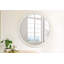 Huldar Glass Flat Wall Mirror