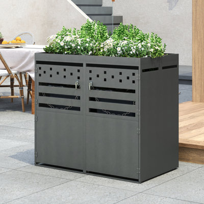 Metal Double Bin Store