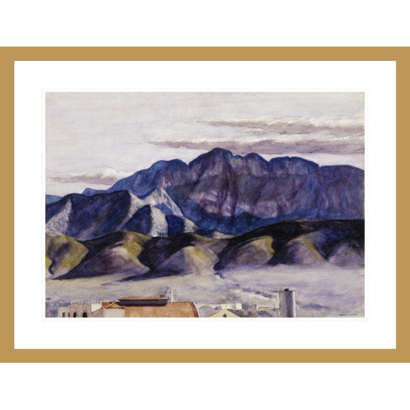 «Sierra Madre at Monterrey» par Edward Hopper, impression giclée sur cadre, H 22,74 po x l 29,5 po
