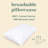ComfyDown Pillowcase for Toddler & Travel Pillows Breathable, 100% Cotton, 400 Thread Count, Zipper Closure - 12"x16"-106926984