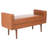 Borden Faux Leather Upholstered Bench