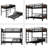 Metal Bunk Bed/Metal Loft Bed,Separable Bunk Beds,With Raised Security Fence-184640642-184640640