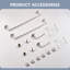 Ensemble de quincaillerie de salle de bain 10 pièces-93687837