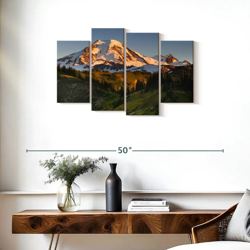 Alvord Sunrise Over Mt. Baker, H 22 po x l 36 po